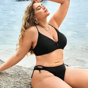 Hot Sale High Quality Luxury Swimsuit Sexy Cover-Up Beach Wear XXL Size Bikini Swimwear for Adults Women