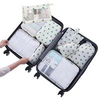 Juego de cubos de embalaje para viaje, 10 Uds., organizadores de embalaje, Juego de bolsas con bolsa de artículos de tocador para equipaje, Maleta, bolsa esencial de viaje