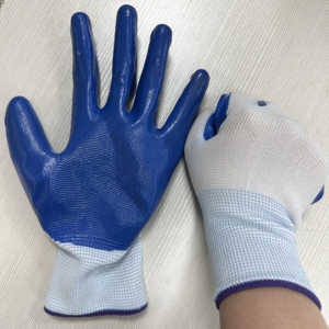 JRDD - Maniques en polyester tricotées sans couture, 13 jauges, anti-corrosion, anti-perforation, résistantes aux produits chimiques, pour l'industrie de la pêche - Product Image 1
