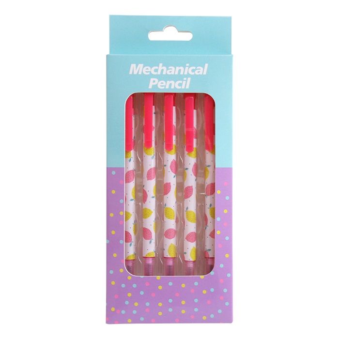 Пластиковый механический карандаш с ластиком, набор из 5 шт.