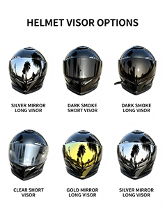 <span class=keywords><strong>Cascos</strong></span> de Motocicleta en Oferta, Integrales, Retro, Vintage, Casco de Moto con Certificación DOT, Seguros para Hombres y Mujeres, para Motociclismo de Turismo - Product Image 6