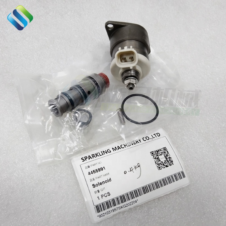 Solenoid Valve 4455991 for ZX120 ZX200 Excavators - Reliable