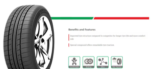 ยางเรเดียลสำหรับรถยนต์นั่งส่วนบุคคลขนาด 215/60R16 รุ่น RP36 ใหม่ สำหรับรถบรรทุกหนัก ผลิตในจีน - Product Image 4