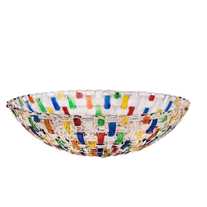 Misonyo – Assiette artisanale classique en acier inoxydable, peinte à la main, écologique, durable, finition mate, style zen asiatique, blanc et violet, compatible lave-vaisselle, pour mariage - Product Image 1