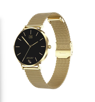 Reloj Inteligente Ultrafino Unisex con Correa de Malla Metálica, Pantalla AMOLED, Resistente al Agua IP65, Monitor de Ritmo Cardíaco, Pantalla Táctil Completa, Contesta Llamadas, de Fábrica