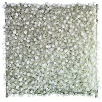 Dekorasi Dinding Latar Belakang 8ft X 8ft Grosir Bunga Mawar Sutra Berbahan Kain Dasar Hydrangea Buatan untuk Dekorasi Pernikahan dan Acara