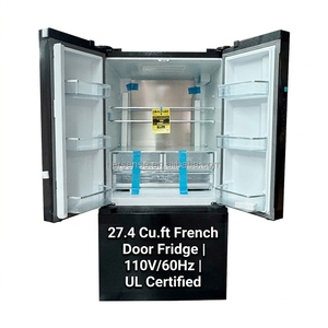 27.4 Cu.ft French Door <b>Refrigerator</b> 115V/60Hz Inverter Compressor With Ice Maker & Water Dispenser UL Certified USA Mexico 27.4 - Product Image 1