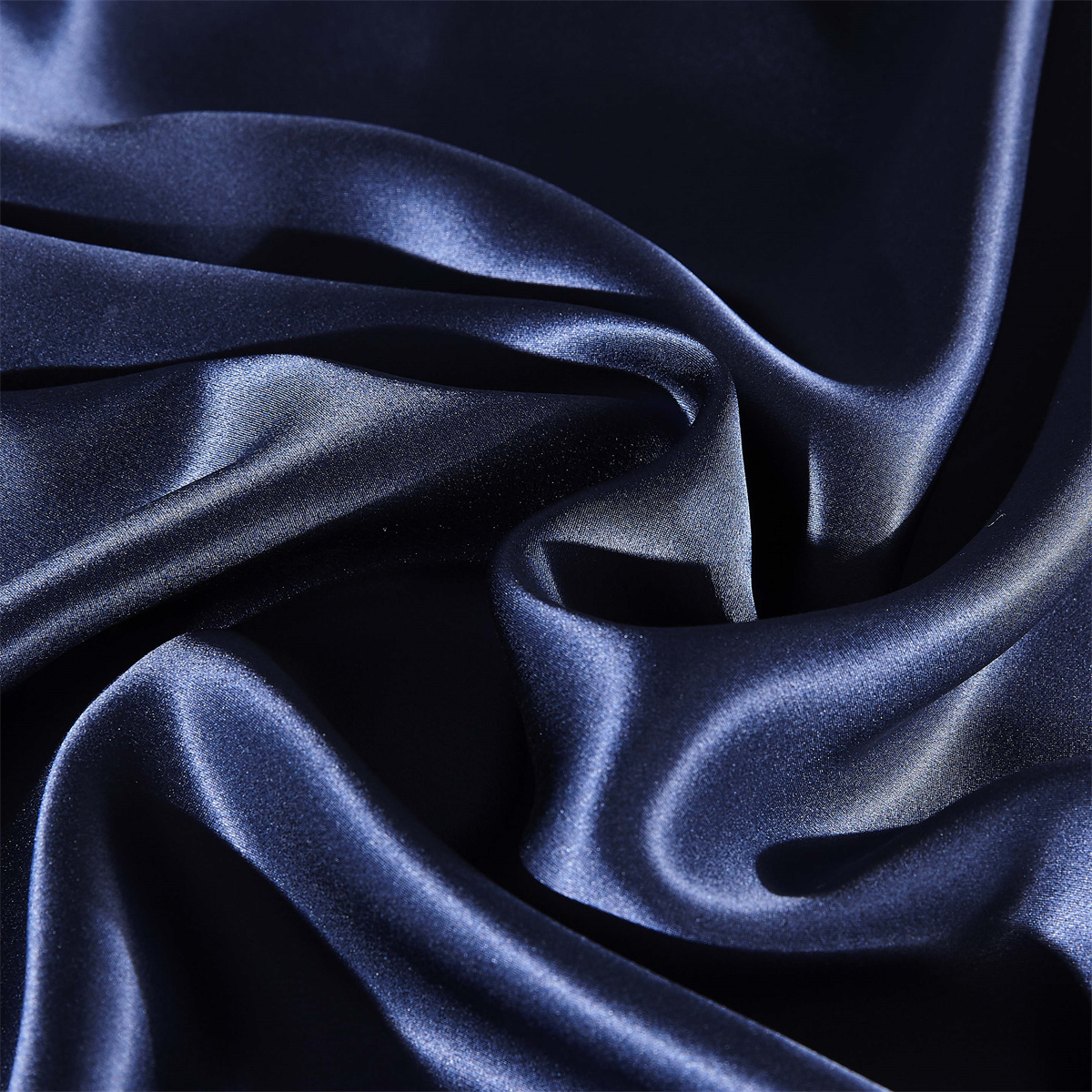 缎面豪华和超柔软桑蚕丝床套床上用品4件套