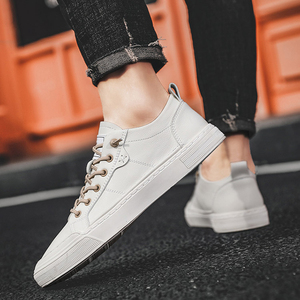 Zapatillas Deportivas Casuales para Hombre, Estilo Simple, Planas, con Cierre de Cordones, en Oferta - Product Image 2