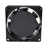 Ventilateur de refroidissement axial AC OEM 80x80x25mm à 7 pales, 110V 220V, double roulement à billes, 70000H, longue durée de vie, pour armoire industrielle