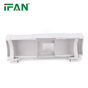 IFAN <span class=keywords><strong>PVC</strong></span> gouttières <span class=keywords><strong>accessoires</strong></span> de descente de descente carré demi-rond mur construction tuyau toiture système de Drainage des eaux de pluie - Product Image 6