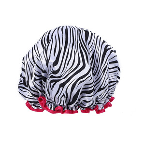<span class=keywords><strong>Bonnet</strong></span> <span class=keywords><strong>de</strong></span> douche double couche SYH824, motif dessin animé, tissu imperméable, réutilisable - Product Image 5