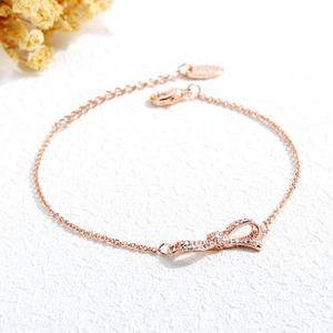 Alla moda semplice Mini carino <span class=keywords><strong>Infinity</strong></span> '8' collana da donna piccola catena girocollo placcato oro lega di zinco Link regalo per amore - Product Image 6
