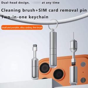 Kit de Herramientas para Extraer Bandejas de Tarjetas SIM, Pin de Expulsión, Cepillo de Limpieza para Auriculares, Herramientas de Reinicio, Aguja Abridora, Bolígrafo Limpiador para <span class=keywords><strong>iPhone</strong></span>, Airpods y Laptop - Product Image 2