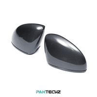 Coque de rétroviseur latéral en fibre de carbone sèche pour Porsche Panamera GTS Turbo S 971 2017-2023