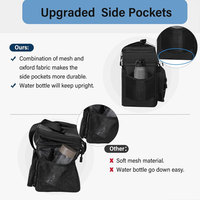 Boîte à lunch sac isotherme tactique boîte à lunch isolée pour hommes grand déjeuner extensible doux quarts de travail en plein air voyages noir 16L