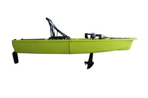 Kayak de Pesca Modular de 9 pies con Asiento Individual, Pedales Desmontables con Motor, 2 Secciones, para 1 Persona, Bote para Océano - Product Image 6