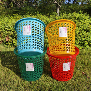 Cubo de Basura Cilíndrico de 8L, Diseño Abierto, Uso Interior y Exterior, para Cocina, Baño, Sala de Estar, Dormitorio - Product Image 2