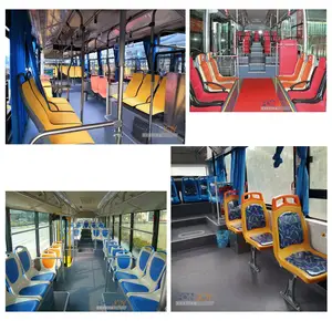 HDPE thổi đúc Ghế Xe Buýt bằng nhựa với đệm mềm, khung kim loại và chân với lớp phủ nhựa dày chống gỉ cho xe buýt thành phố