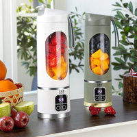 Draagbare Roestvrijstalen Mini Vruchtensap Cup Juicer Multifunctionele Handleiding Gebakken Voor Kleine Huishoudelijke Fruitgroente Gereedschappen