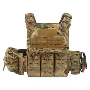 Manufacturer Factory Supplier Molle Carrier Gilet Tactique Outdoor Hunting Security Tactical Vest