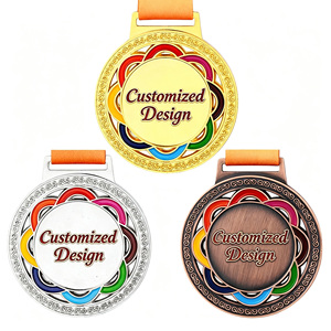 Nouvelles médailles sportives personnalisables <span class=keywords><strong>en</strong></span> <span class=keywords><strong>or</strong></span> et argent, design moderne, impression UV double face, motif <span class=keywords><strong>ange</strong></span>. - Product Image 4
