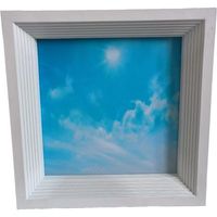 Lumière artificielle d'intérieur Lumière du soleil Lampe CRI haute luminosité Fenêtre encastrée Blue Sky Rooflight Faux LED Plafond Virtuel Skylight Panel Light