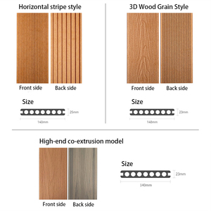 Nuevo Diseño de Diferentes Tamaños, Tarima de Madera Plástica Impermeable para Piscinas, Suelo de Terraza para Villas - Product Image 3