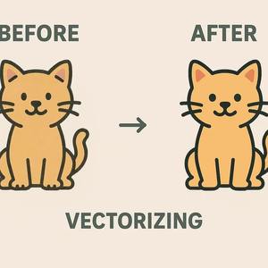 Service de vectorisation de haute qualité, Conversion d'art vectoriel propre et lisse, traçage de logo et d'illustration, fichiers prêts à l'impression de haute qualité - Product Image 3