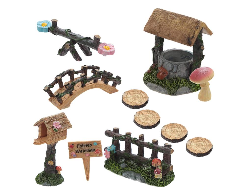 Magica Foresta Fata Accessori Fate Benvenuto Giardino Kit