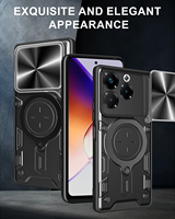 Casing HP TPU 360 Derajat Putar untuk Infinix Note 50 Pro 4G/Note 50 4G/Note 50X 5G, Pelindung Ponsel Anti Benturan Xmx