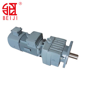 Réducteur hélicoïdal à montage au pied série R <span class=keywords><strong>Beiji</strong></span> en alliage d'aluminium, rapport de réduction 20:1, haute efficacité 94%-98%, garantie 3 ans - Product Image 1