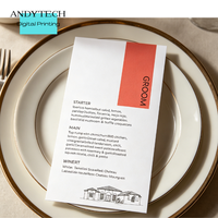 Cartes de vœux personnalisées en gros, impression numérique, carton fantaisie de haute qualité, pelliculage offset pour mariages, événements, hôtellerie