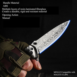 Dao bỏ túi cho nam giới, lưỡi dao sắc bén chống trượt xử lý dao gấp túi, dao EDC để săn bắn cắm trại câu cá ngoài trời đi bộ đường dài - Product Image 3