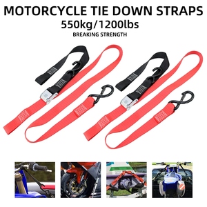 38mm 550kgタイダウンヘビーデューティオートバイカスタムカムバックルストラップATV UTV用 - Product Image 5