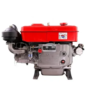 Motor diesel de cilindro único, motor elétrico de início elétrico de mão com 8 horsepower resfriado a água 12 18 28 hp