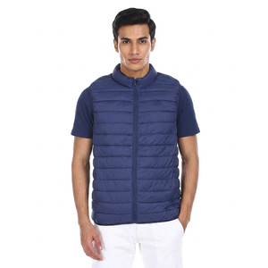 Nuevo Diseño Casual de Invierno, Chaleco Acolchado Personalizado con Logotipo, Chaleco sin Mangas para Hombre, Chaqueta Acolchada Cortavientos y Transpirable - Product Image 1