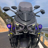 Nouveau scooter à essence 180-200CC, 120 km/h, avec freins à disque, refroidissement par air, puissant, type moteur à réaction