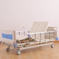 Lit médicalisé à double manivelle réglable en ABS pour clinique et usage domestique/hospitalier, vente directe usine CE