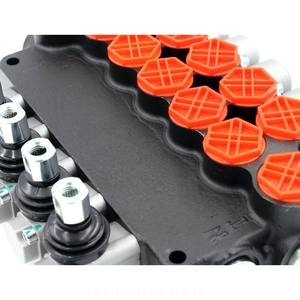 Fabricant de vanne directionnelle à <span class=keywords><strong>5</strong></span> bobines Vanne hydraulique auxiliaire pour tracteur Top P80-G34-5OT - Product Image 6