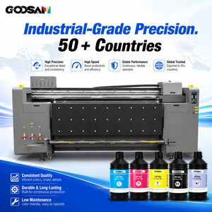 Impresora UV Híbrida de Cinta de Malla de 1.8m, Impresión de Formato Grande Rollo a Rollo y Plana, I3200, para Cuero, Papel Tapiz, Película, Pancartas, Vinilo, PVC - Product Image 1
