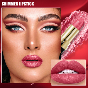 Vente en gros de rouge à lèvres luxueux minéral longue durée, imperméable, hydratant, pour femmes, maquillage des lèvres, rouge à lèvres scintillant - Product Image 6
