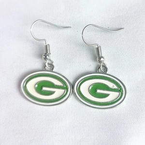 Envío rápido Sport Detroit Lions Swirl Heart Pendientes Multicolor Team logo Pendientes colgantes - Product Image 2