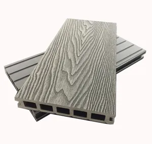 Hardhouten Vloeren Wpc 3D Reliëf Houtnerf Composiet Terrasplanken Outdoor Plastic Houten Paneel 150*25Mm