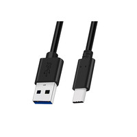 Kabel USB 2.0 ke Type C Berkecepatan Tinggi 3A dengan Jalinan Nilon