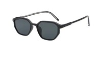 Lunettes de soleil de luxe personnalisables, design vintage hexagonal de haute qualité pour hommes et femmes, monture transparente, protection UV400