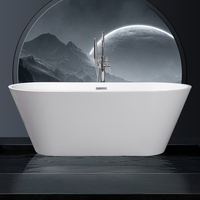 Bain à remous ovale en acrylique au design moderne, très vendu, avec drain, empilable, pour extérieur, 10 jets, fabriqué en Chine, prix avantageux