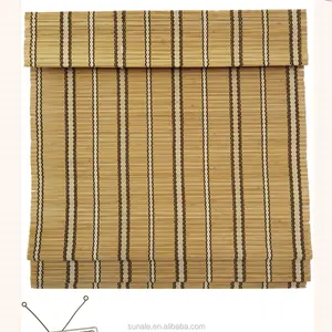 SUNALE Cordless Bamboo blinds natural material roll up bamboo shades