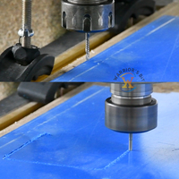 Warrior's Single Flute Cut End Mill 6mm Shank Diamètre O Flute Router Bit pour le bois MDF Cutting CNC Router Custom ODM OEM Support