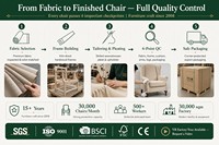 Canapé Chesterfield de Luxe Premium en Tissu, Design Moderne, Mobilier de Salon, Rembourrage Éponge, Siège Unique, Dossier Amovible, Accoudoirs Droits